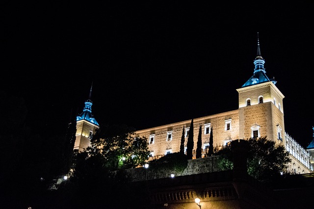 Alcázar de Toledo de noche